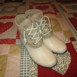 Sperry Duck Ankle  Boots size 8
